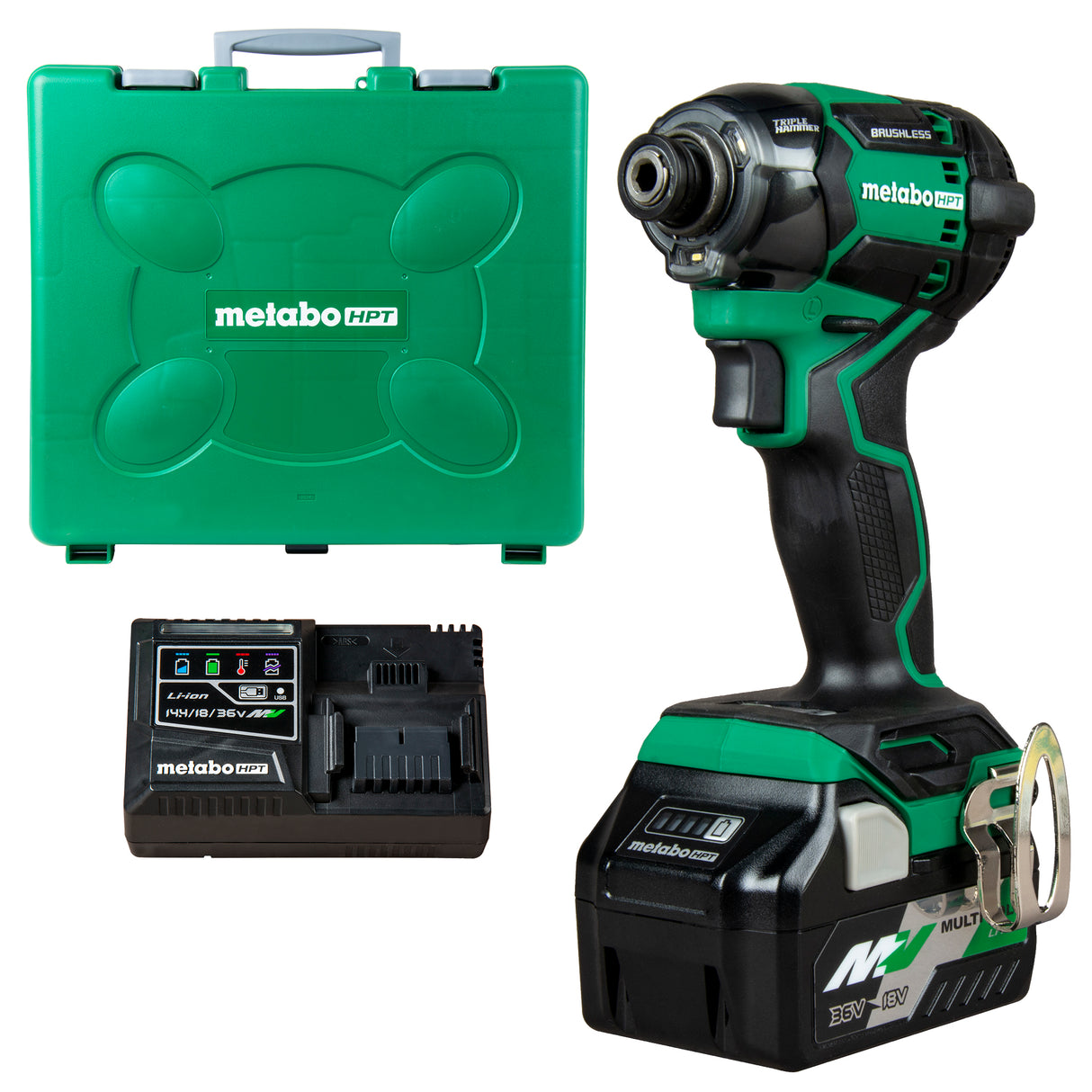 METABO HPT WH36DC 36V Brushless Triple Hammer Impact Driver (Bare)