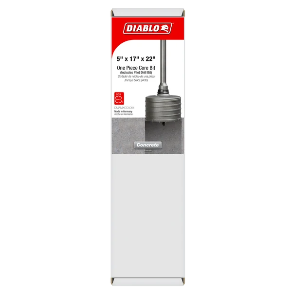 Diablo 5-Inch x 17-Inch x 22-Inch Carbide Tipped SDS MAX Core Bit